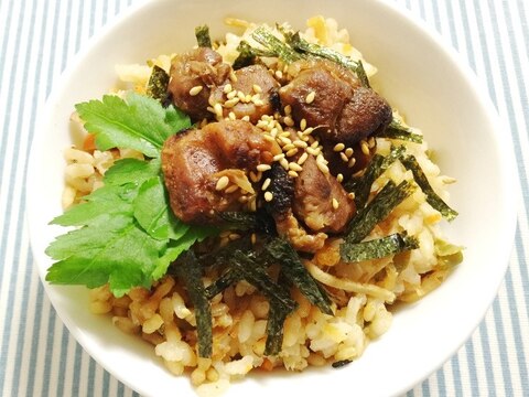 スープジャーで昼にできあがる!ほかほか鳥五目ごはん